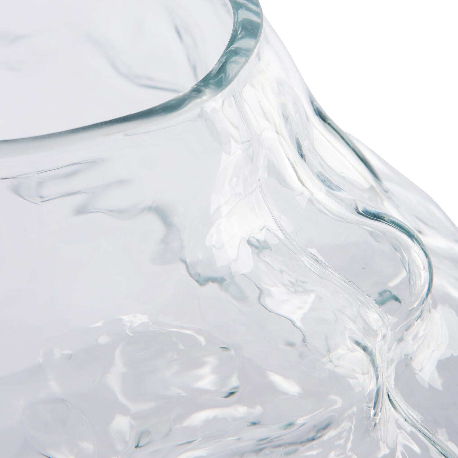 Cloud vase, klar - H24,5 cm
